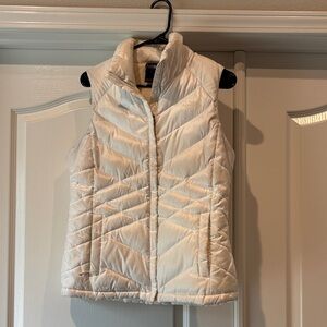 The North Face Women's White Quilted Vest